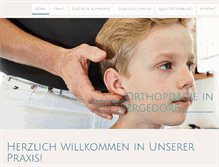 Tablet Screenshot of gelenkorthopaedie.de